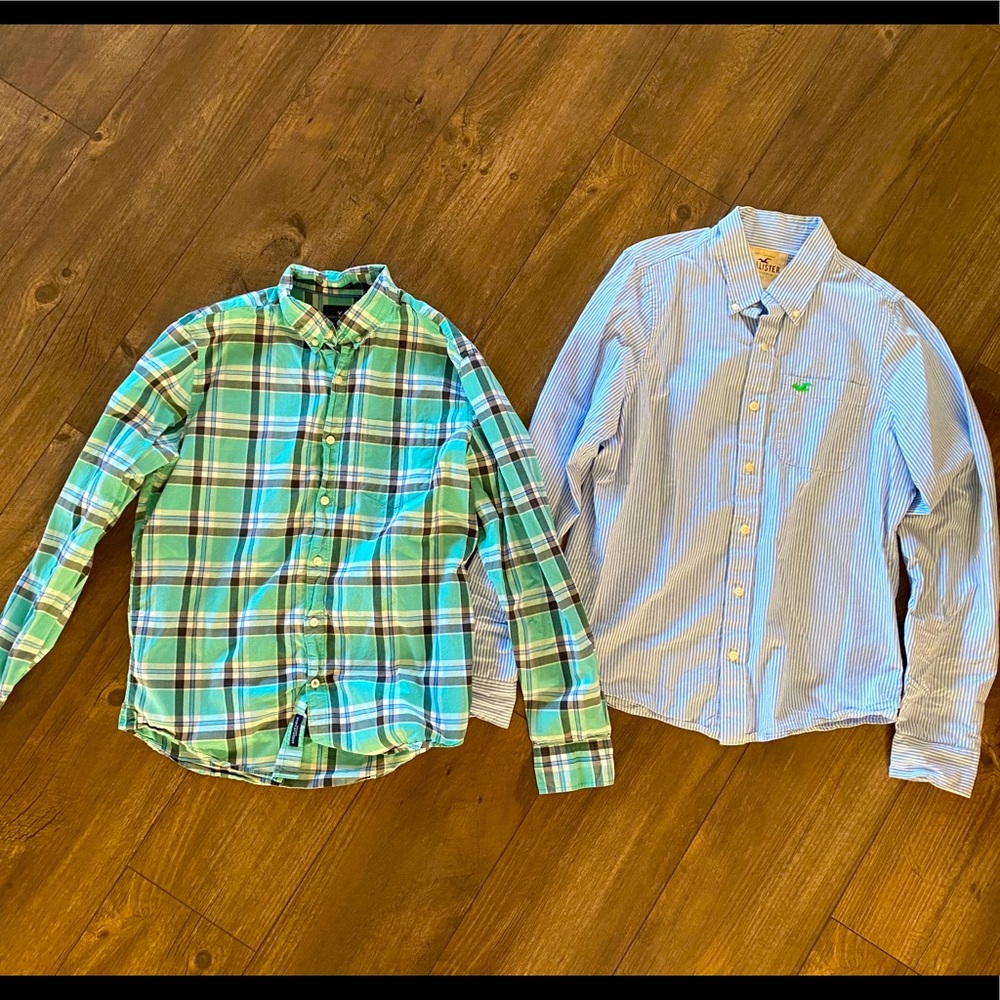 MENS button up shirts *details in descrip*